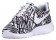 Nike Roshe One Print Femmes chaussures de sport blanc/noir GLC028