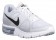 Nike Air Max Sequent Femmes chaussures de course blanc/gris YRH588