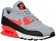Nike Air Max 90 Femmes chaussures gris/rouge NLO543