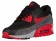 Nike Air Max 90 Femmes sneakers noir/rouge GKQ548