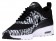 Nike Air Max Thea Femmes chaussures de course noir/blanc WKM311