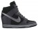 Nike Dunk Sky Hi Femmes chaussures de sport noir/gris MKS924