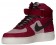 Nike Air Force 1 High Premium Suede Femmes chaussures de sport brillantes rouges/violet POT438