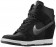 Nike Dunk Sky Hi Femmes sneakers noir/gris KUM004